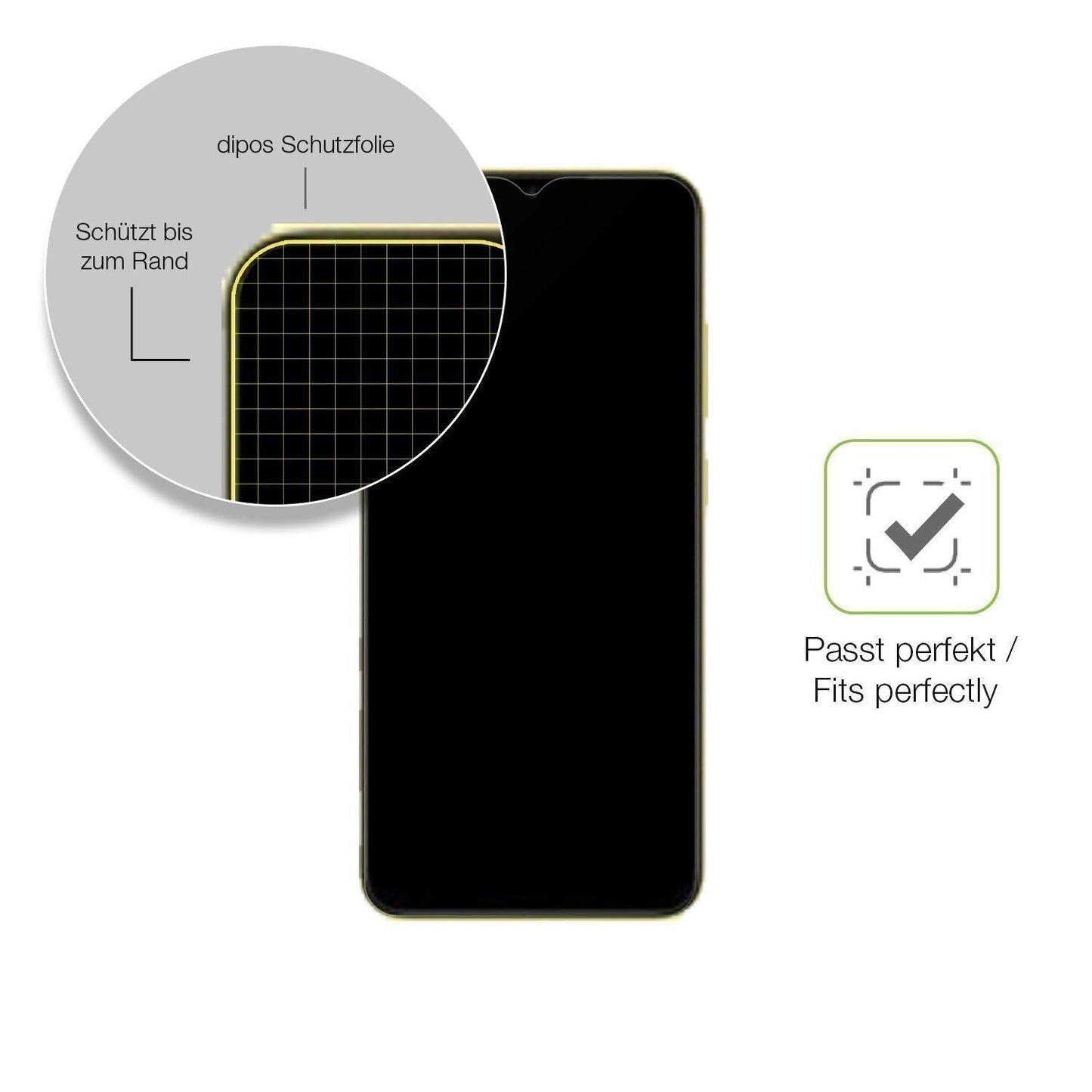 2x Full Cover Schutzfolie matt für Xiaomi POCO M4  (6)