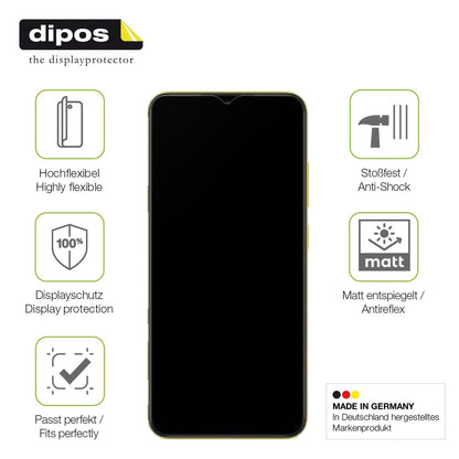 2x Full Cover Schutzfolie matt für Xiaomi POCO M4  (7)
