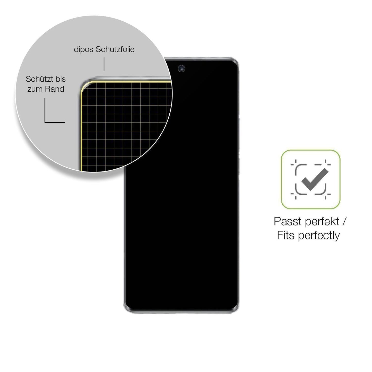 2x Full Cover Schutzfolie matt für Huawei Nova 10 (6)