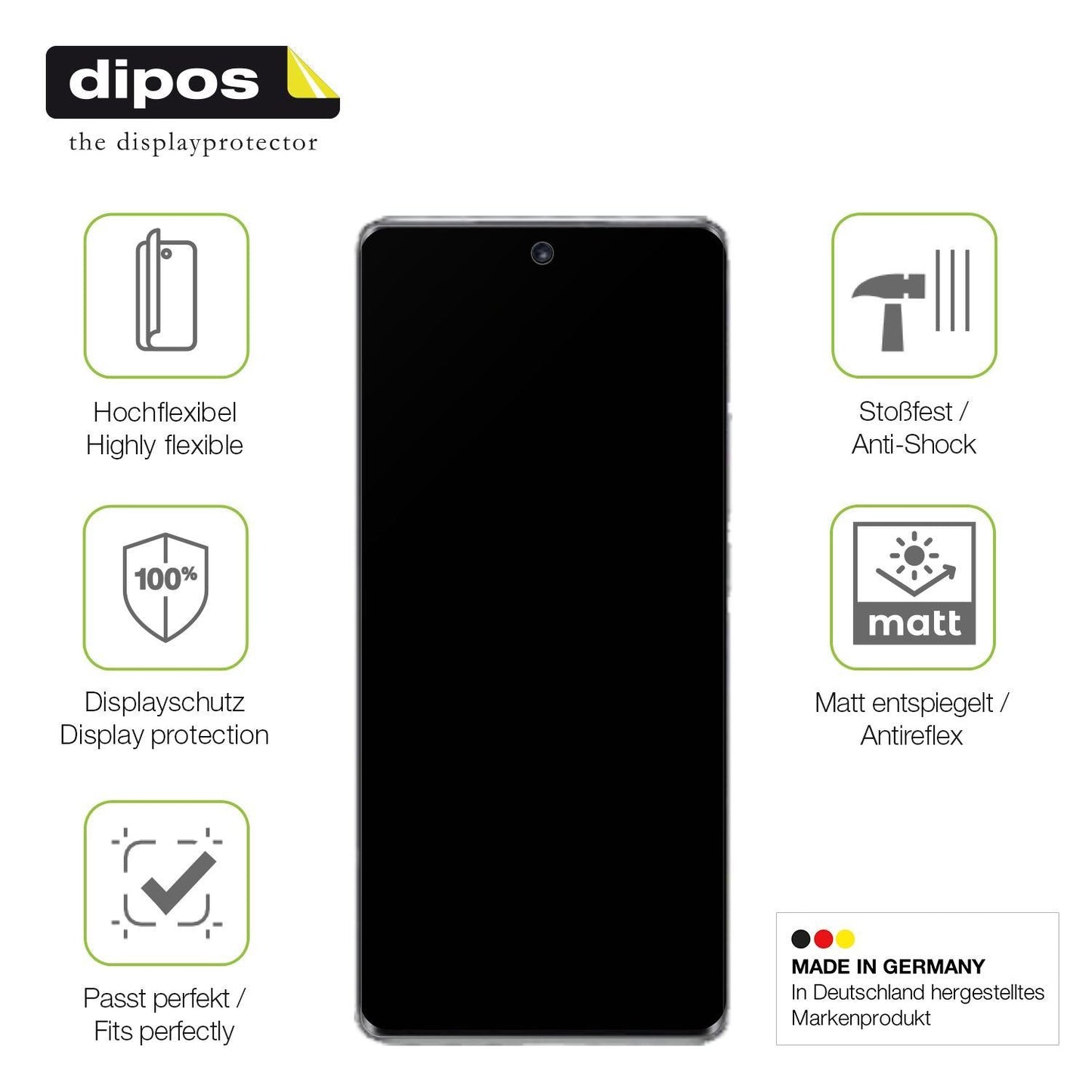 2x Full Cover Schutzfolie matt für Huawei Nova 10 (7)
