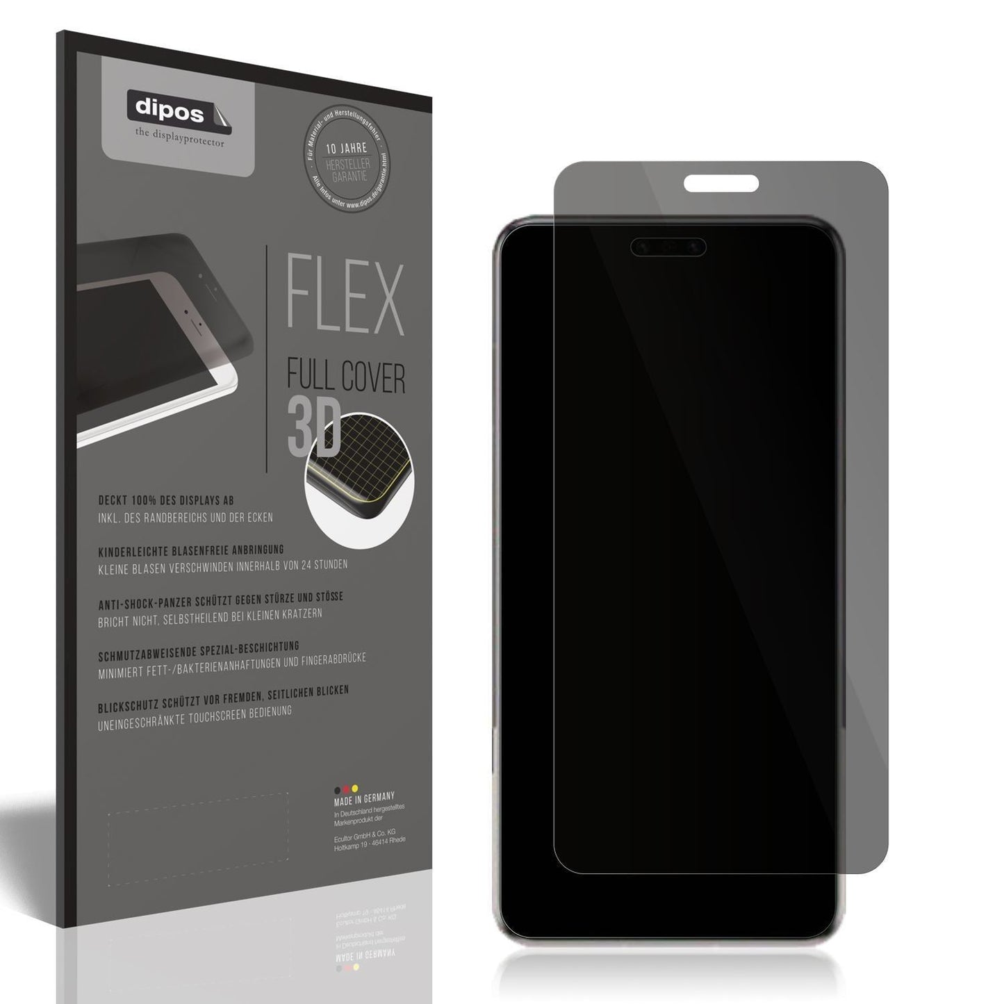 Full Cover Privacy Blickschutzfolie für Huawei Mat (1)