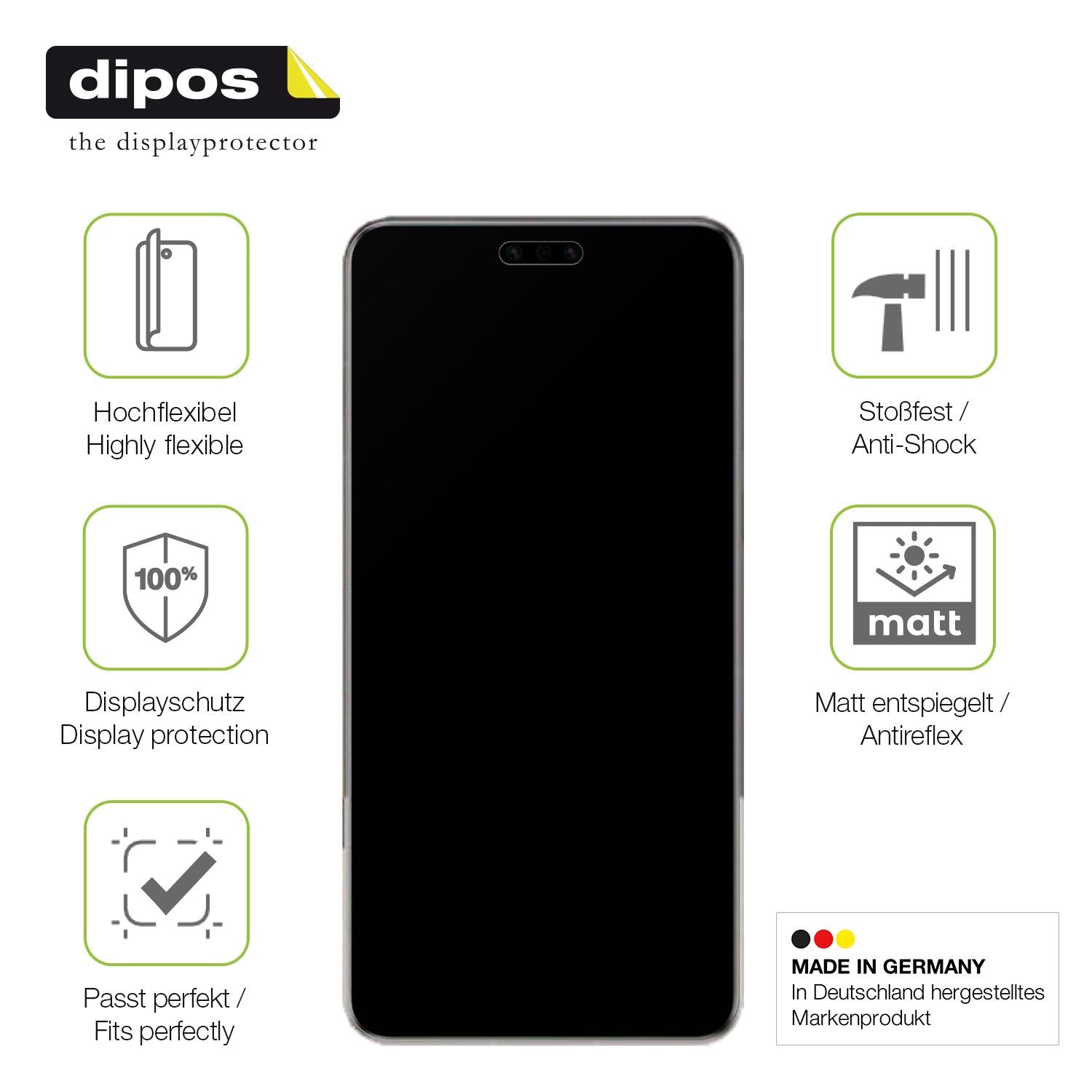2x Full Cover Schutzfolie matt für Huawei Mate 60  (7)