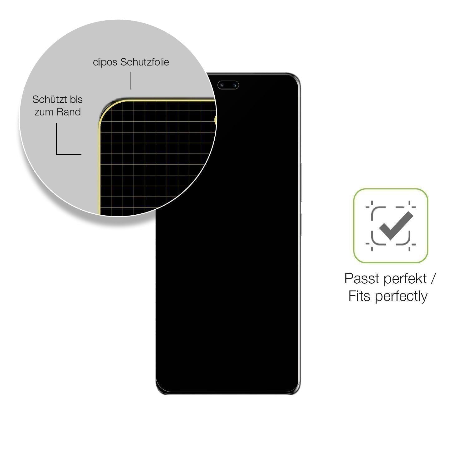 2x Full Cover Schutzfolie matt für HONOR 100 Pro (6)