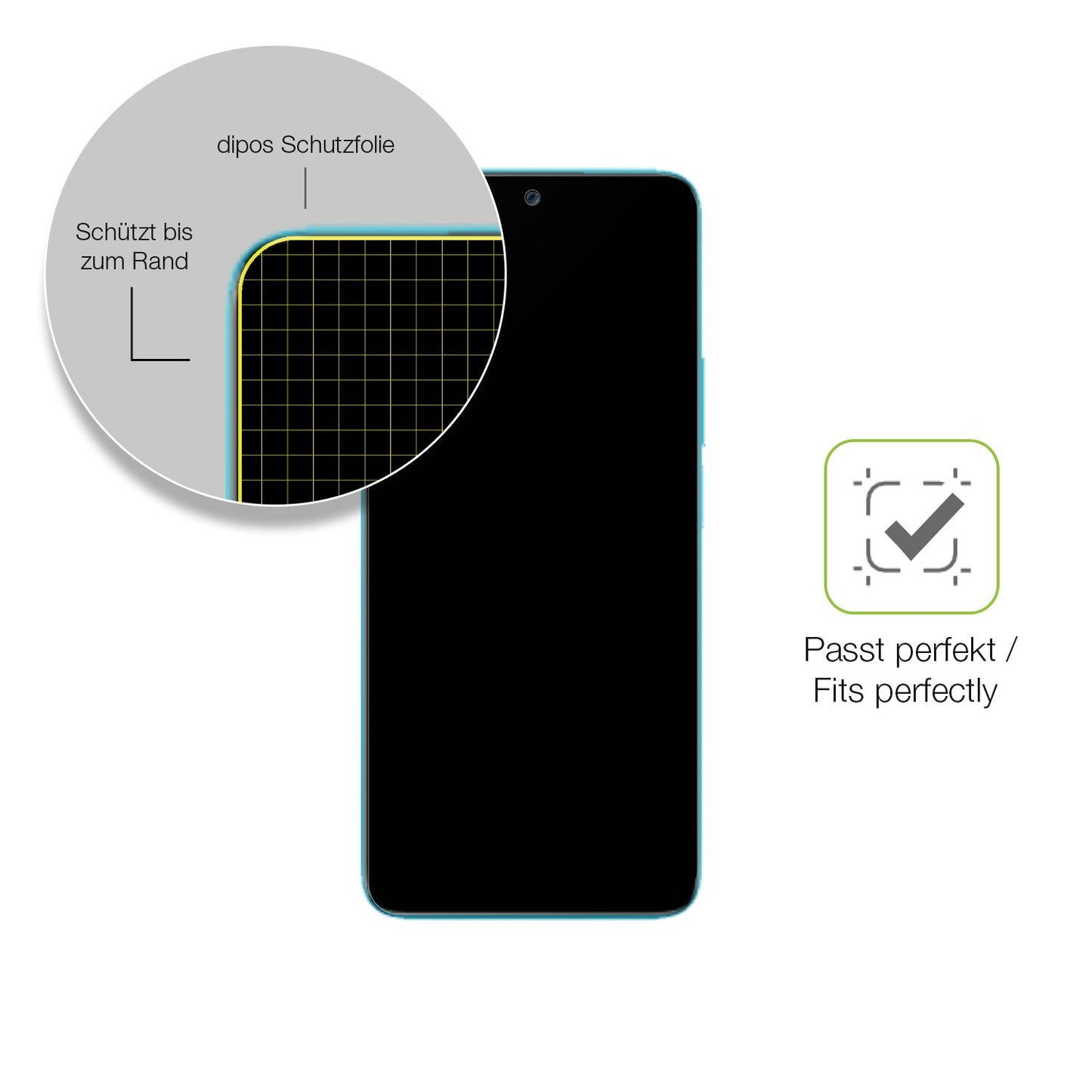 2x Full Cover Schutzfolie matt für Honor 90 Lite (6)