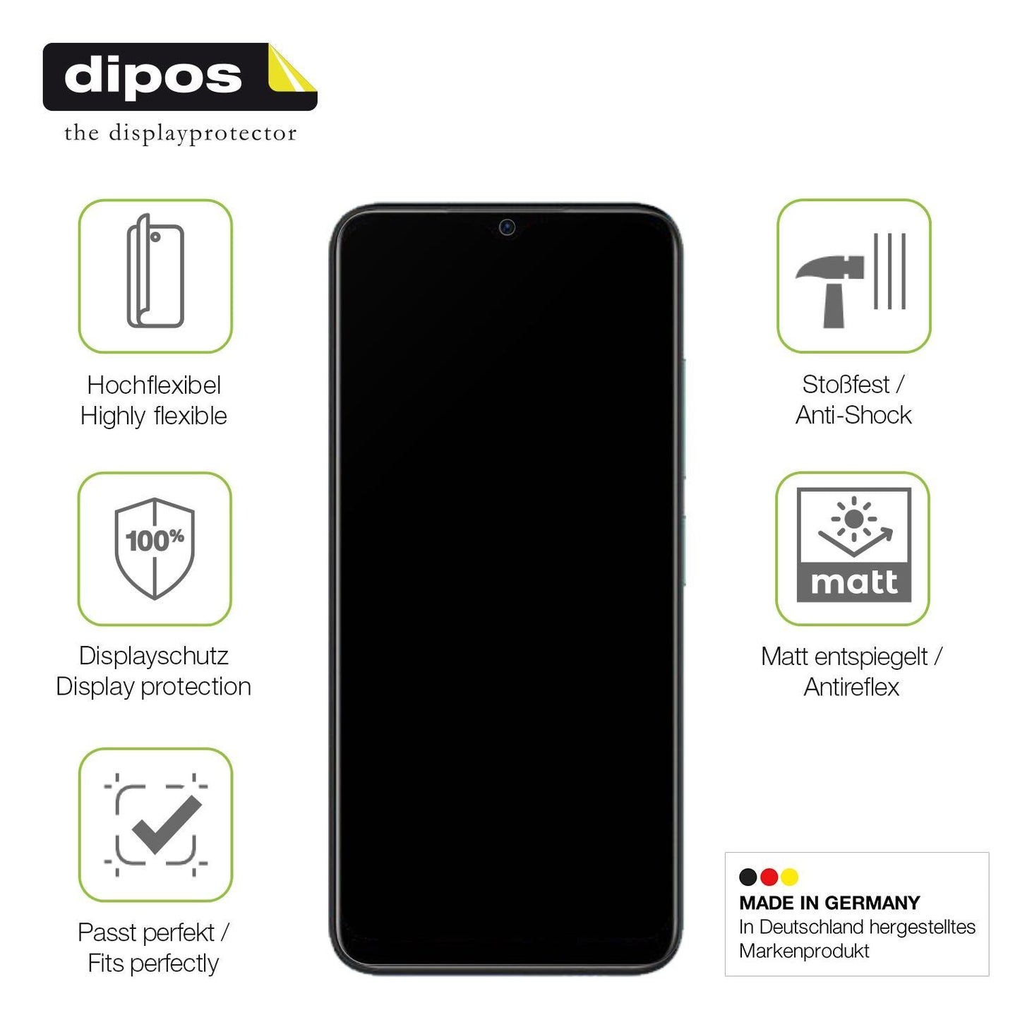 2x Full Cover Schutzfolie matt für Doogee X98 (7)