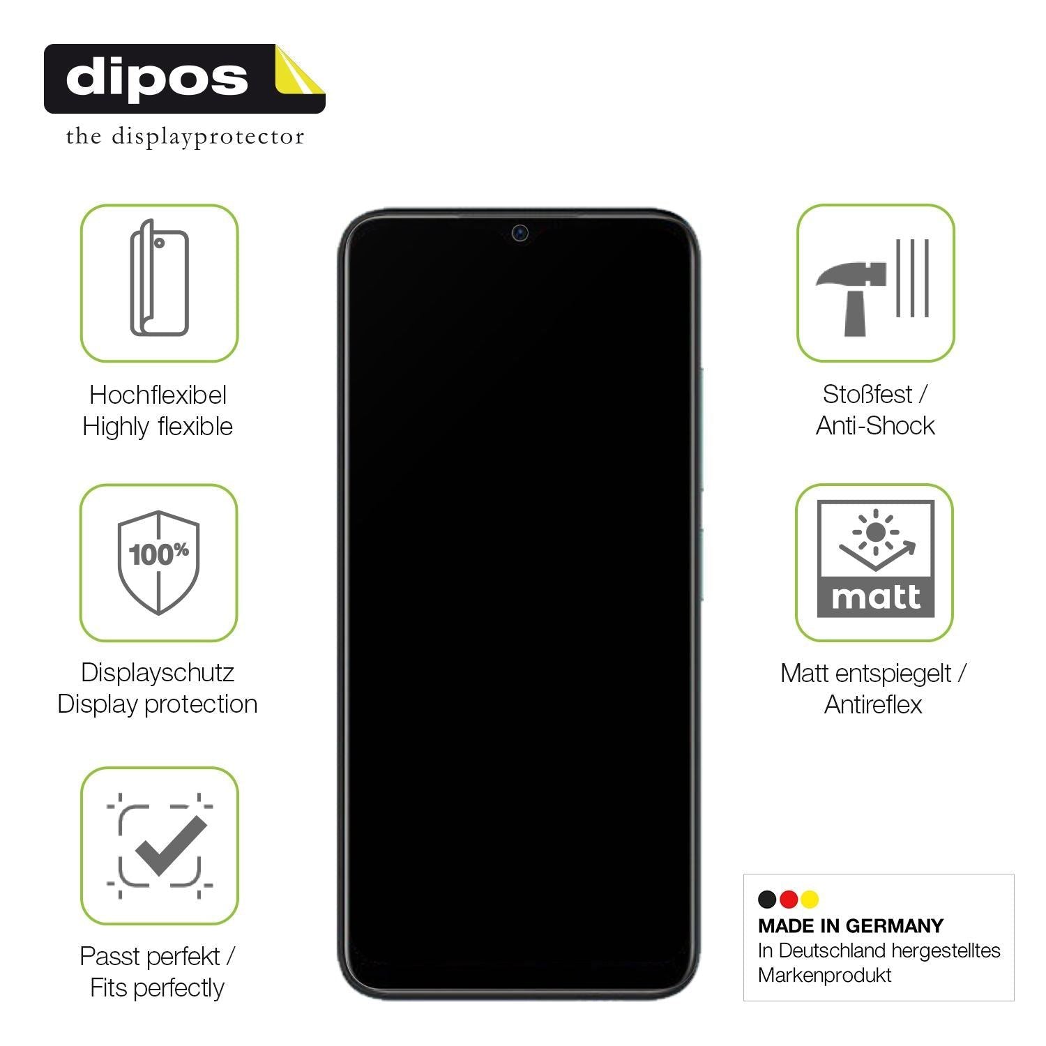 2x Full Cover Schutzfolie matt für Doogee X98 (7)