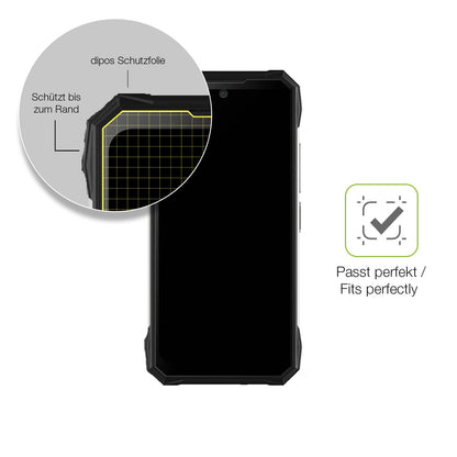 2x Full Cover Schutzfolie matt für Doogee S89 Pro (6)