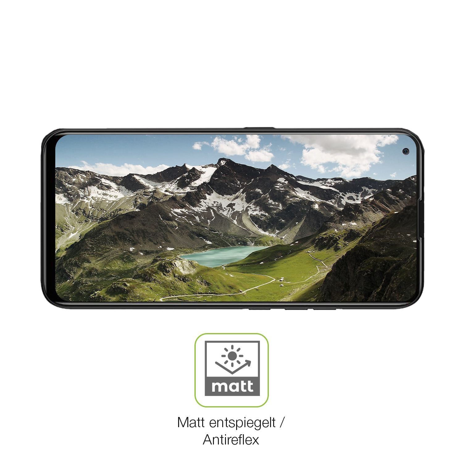 2x Full Cover Schutzfolie matt für BLU G51S (5)