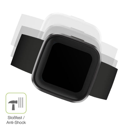 2x Full Cover Schutzfolie matt für Fitbit Versa 2 (4)