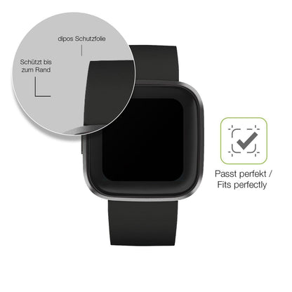 2x Full Cover Schutzfolie matt für Fitbit Versa 2 (6)