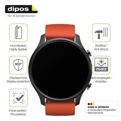 2x Full Cover Schutzfolie matt für Xiaomi Mi Watch (7)