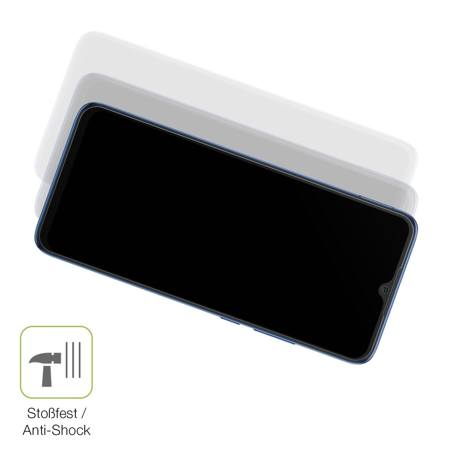 2x Full Cover Schutzfolie matt für Xiaomi Redmi 10 (4)