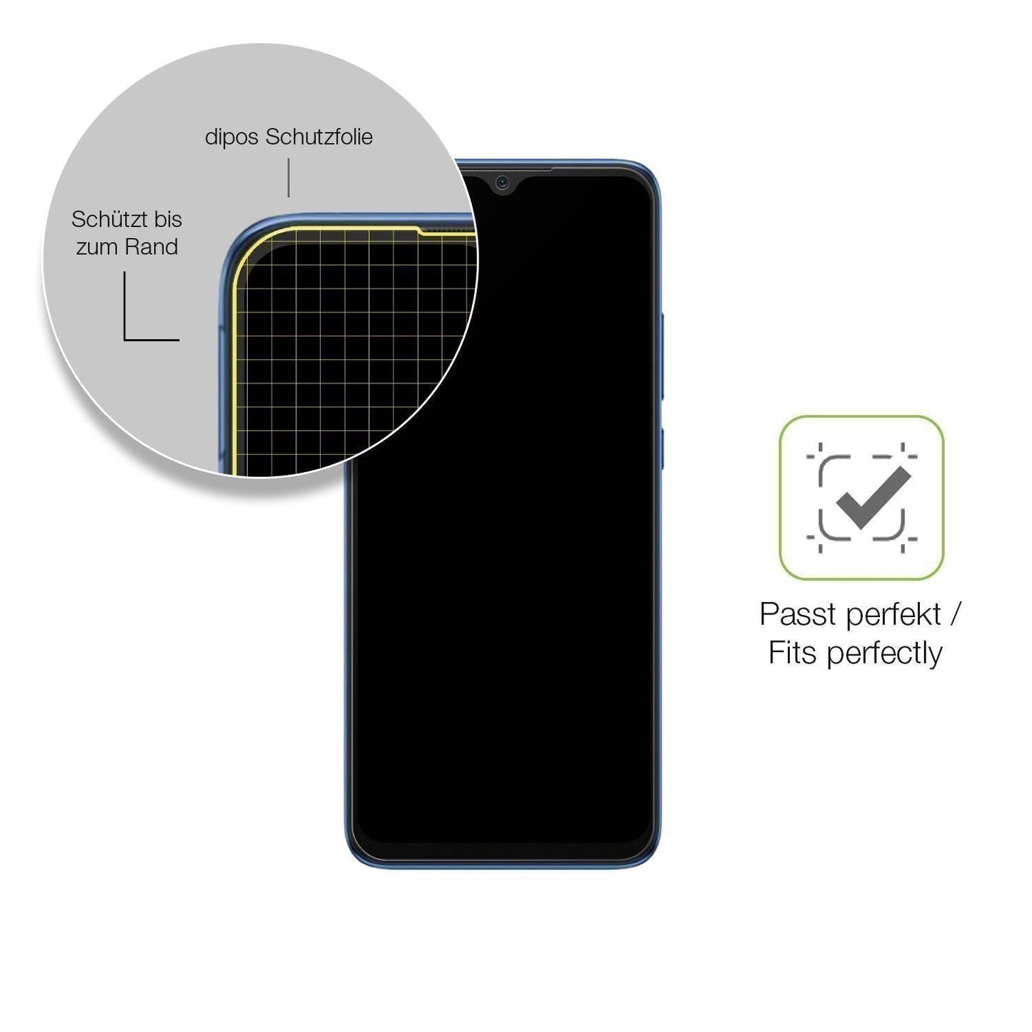 2x Full Cover Schutzfolie matt für Xiaomi Redmi 10 (6)