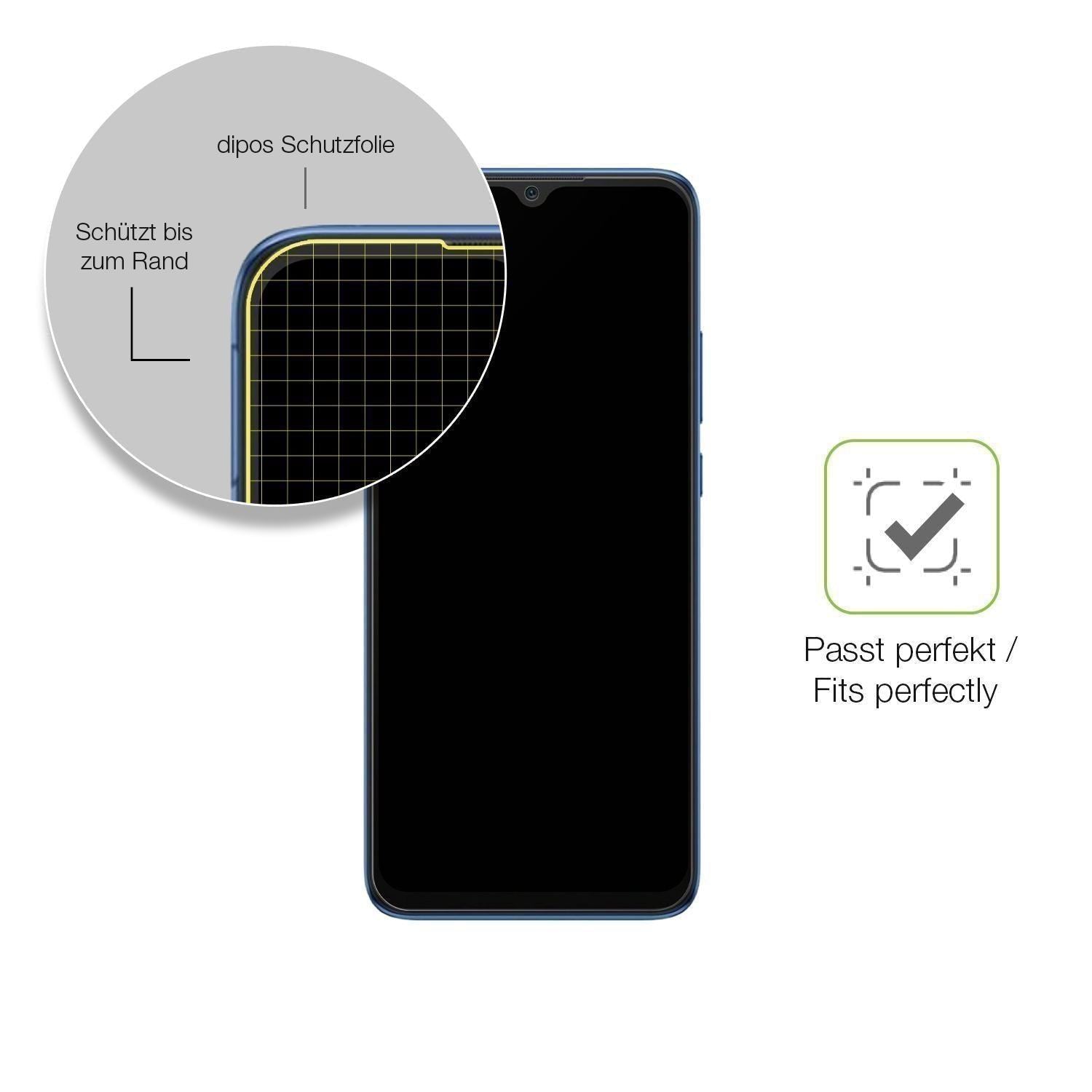 2x Full Cover Schutzfolie matt für Xiaomi Redmi 10 (6)