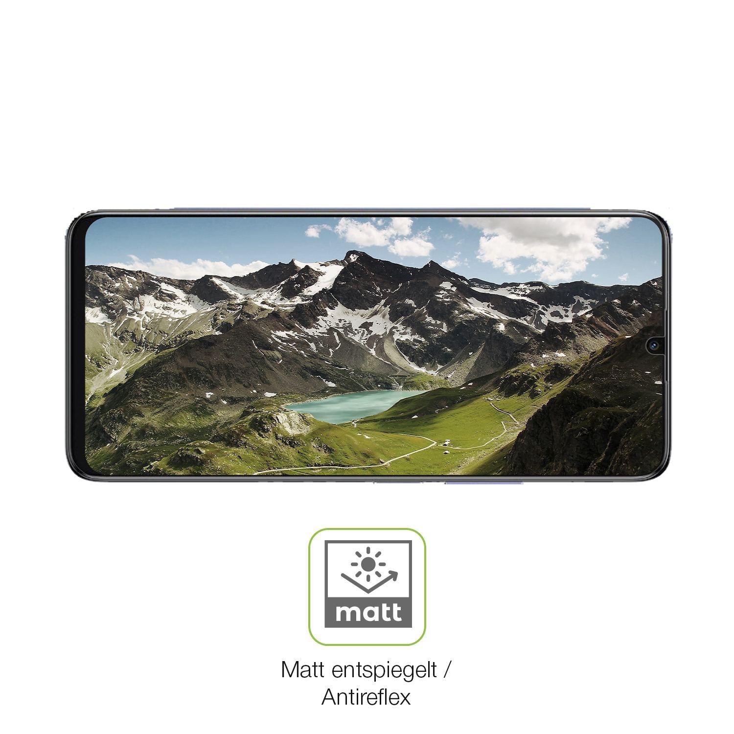 2x Full Cover Schutzfolie matt für TCL 40 SE (5)