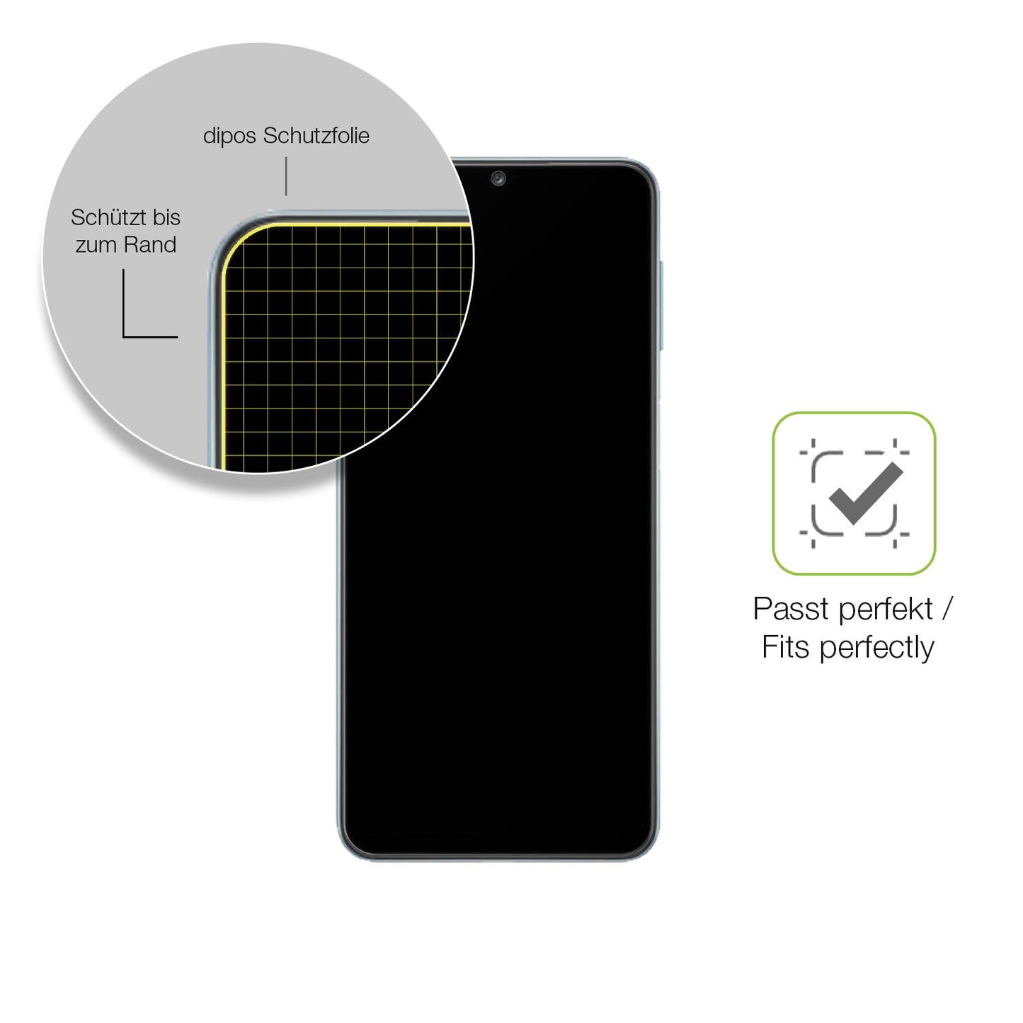 2x Full Cover Schutzfolie matt für Samsung Galaxy  (6)