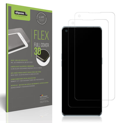 2x Full Cover Schutzfolie matt für Oppo Reno6 Pro  (1)