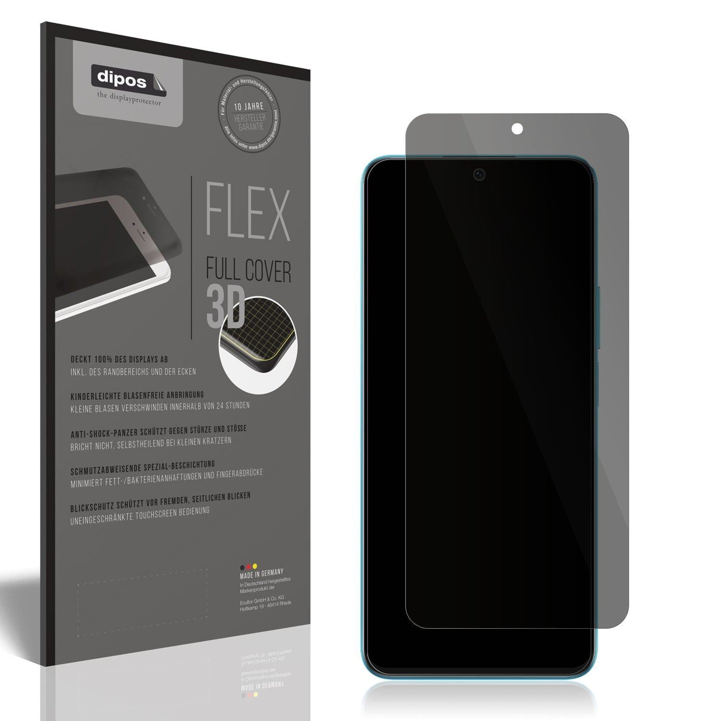Full Cover Privacy Blickschutzfolie für Honor X8a (1)