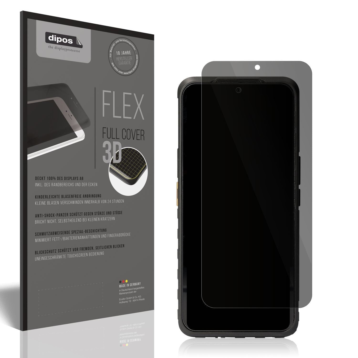 Full Cover Privacy Blickschutzfolie für CAT S53 (1)