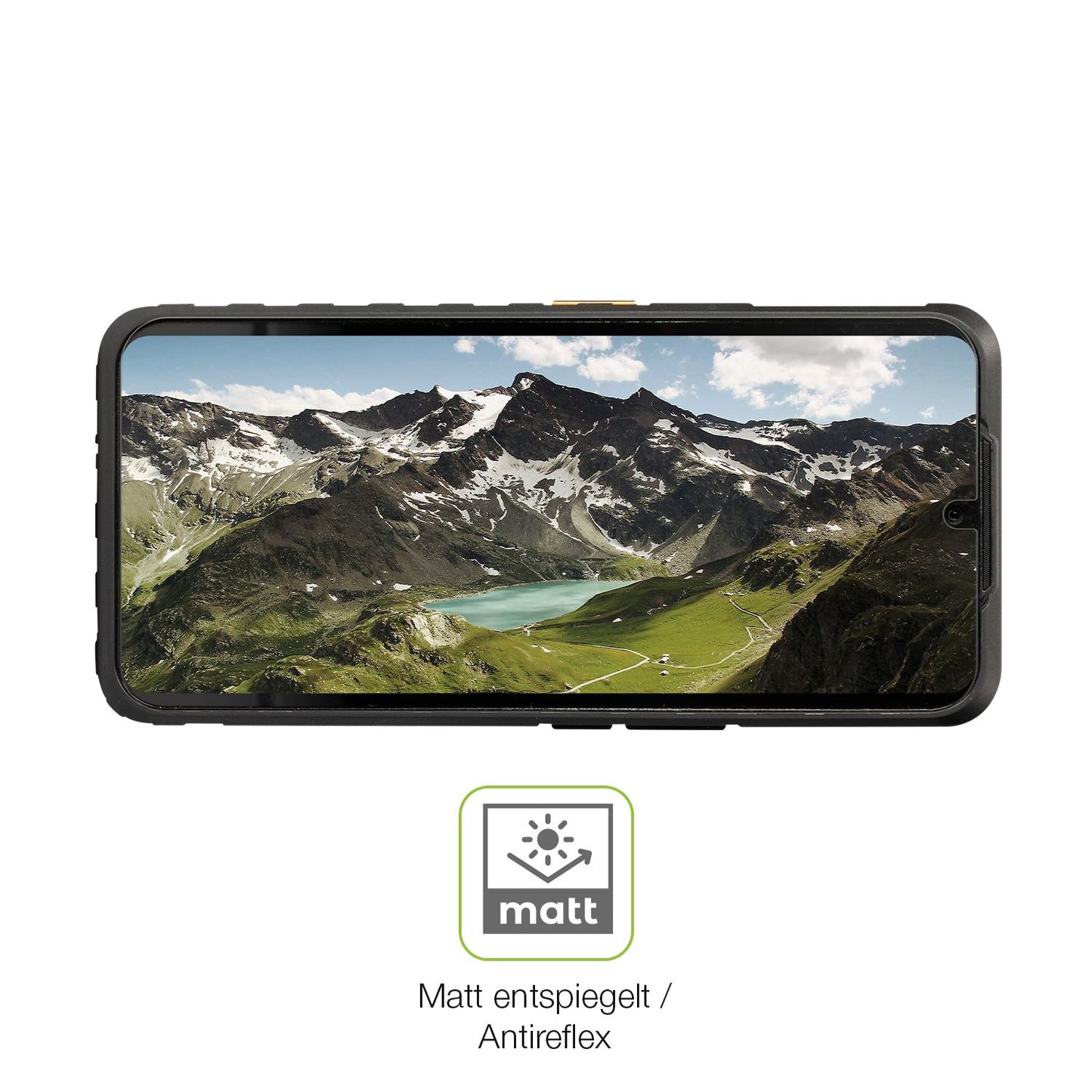 2x Full Cover Schutzfolie matt für CAT S53 (5)