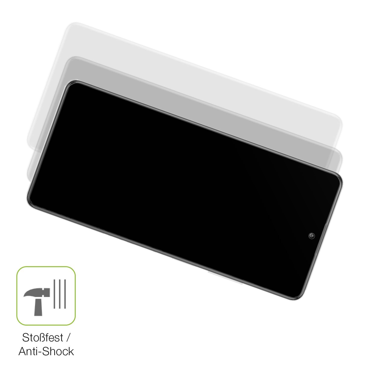 2x Full Cover Schutzfolie matt für Xiaomi Redmi No (4)