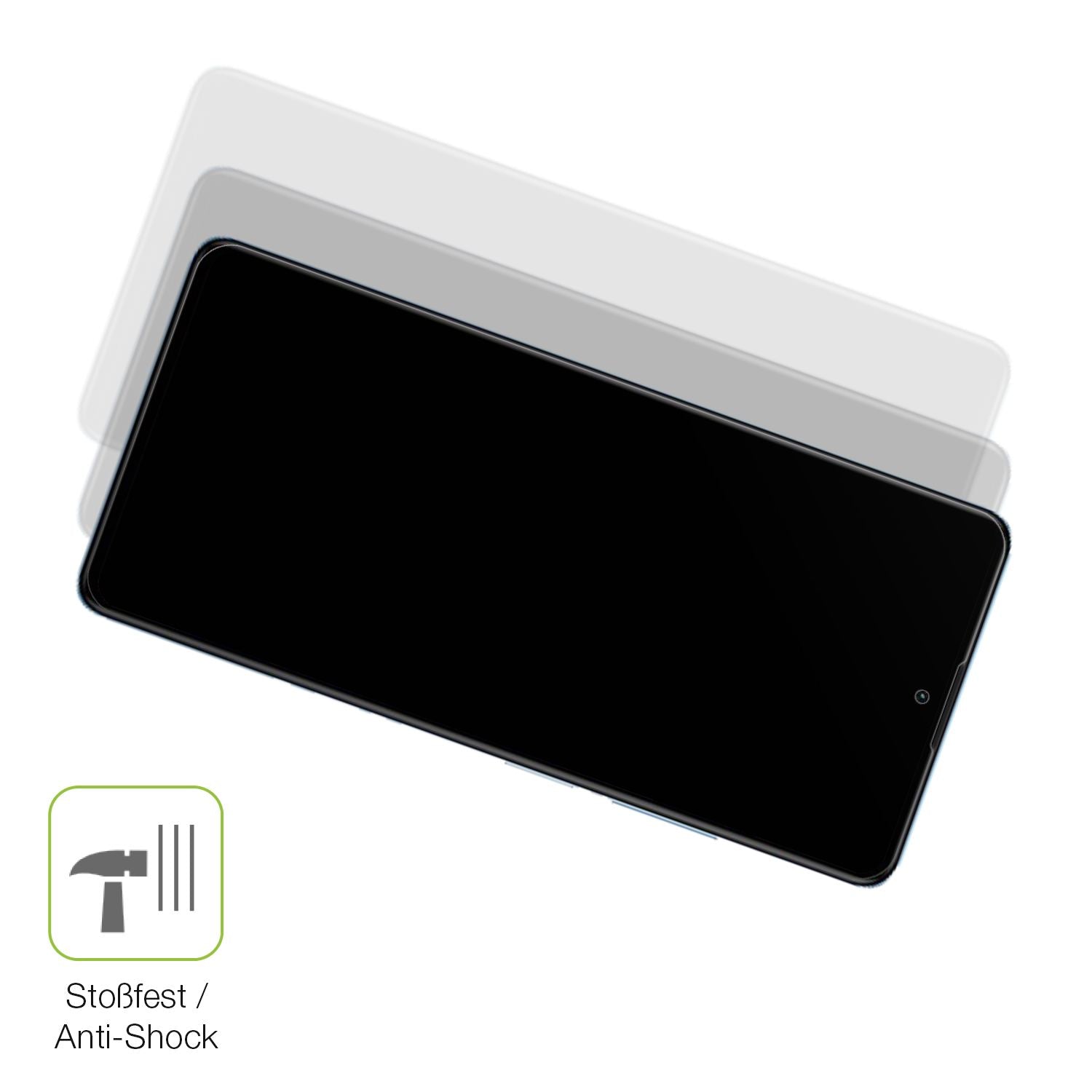 2x Full Cover Schutzfolie matt für Xiaomi Redmi No (4)