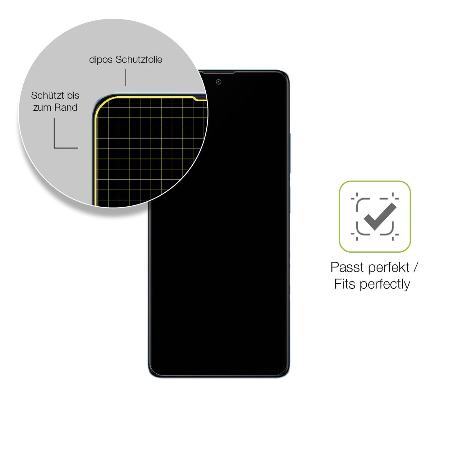 2x Full Cover Schutzfolie matt für Xiaomi Redmi No (6)