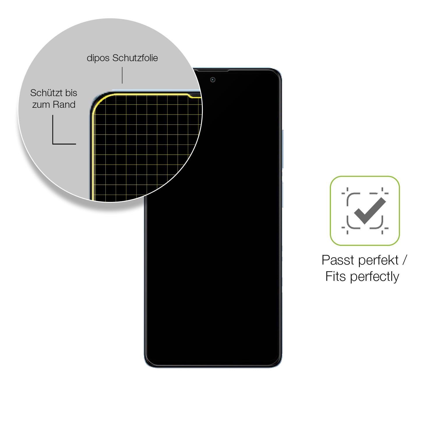 2x Full Cover Schutzfolie matt für Xiaomi Redmi No (6)