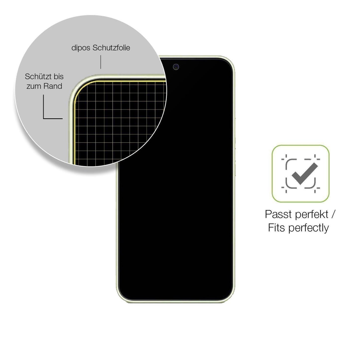 2x Full Cover Schutzfolie matt für Samsung Galaxy  (6)