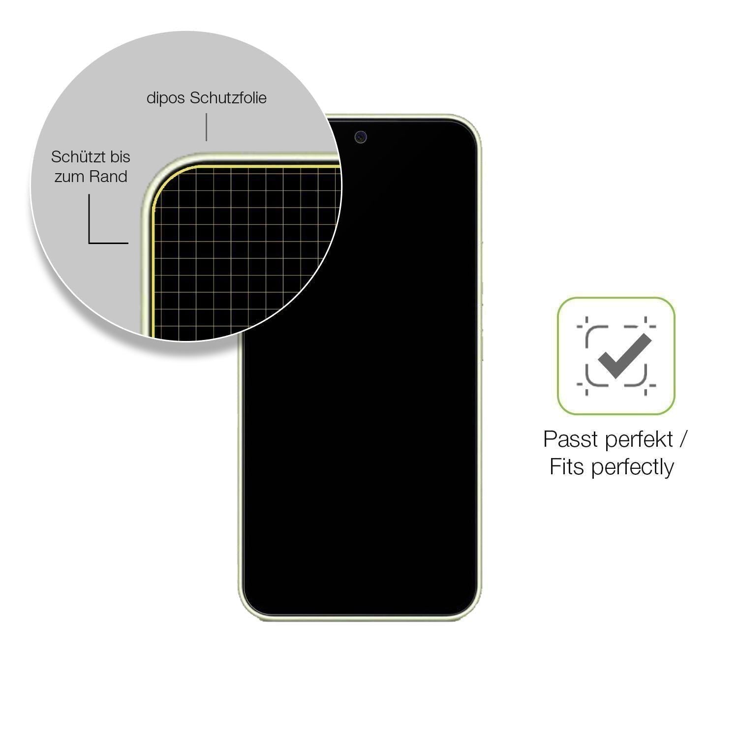 2x Full Cover Schutzfolie matt für Samsung Galaxy  (6)