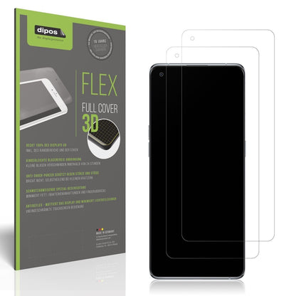 2x Full Cover Schutzfolie matt für Oppo Find X5 Pr (1)