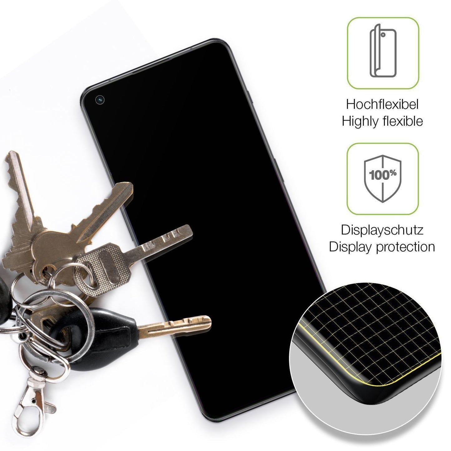 2x Full Cover Schutzfolie matt für OnePlus 11 5G (3)