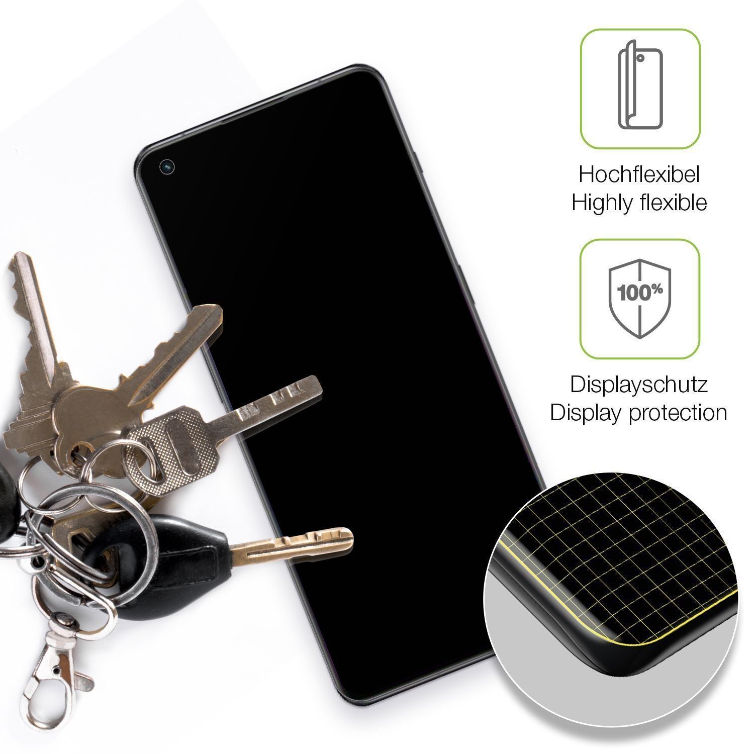 2x Full Cover Schutzfolie matt für OnePlus 11 5G (3)