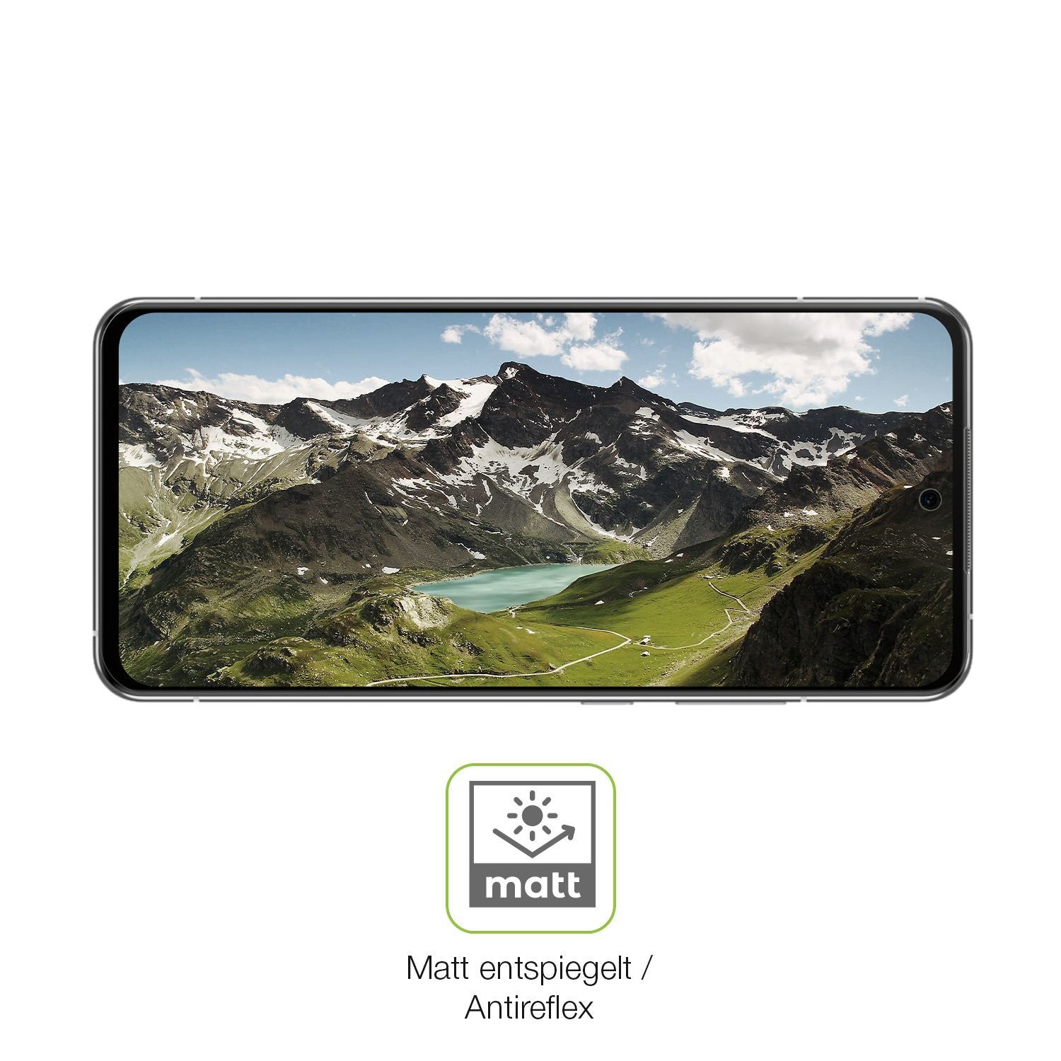 2x Full Cover Schutzfolie matt für NOKIA X30 5G (5)