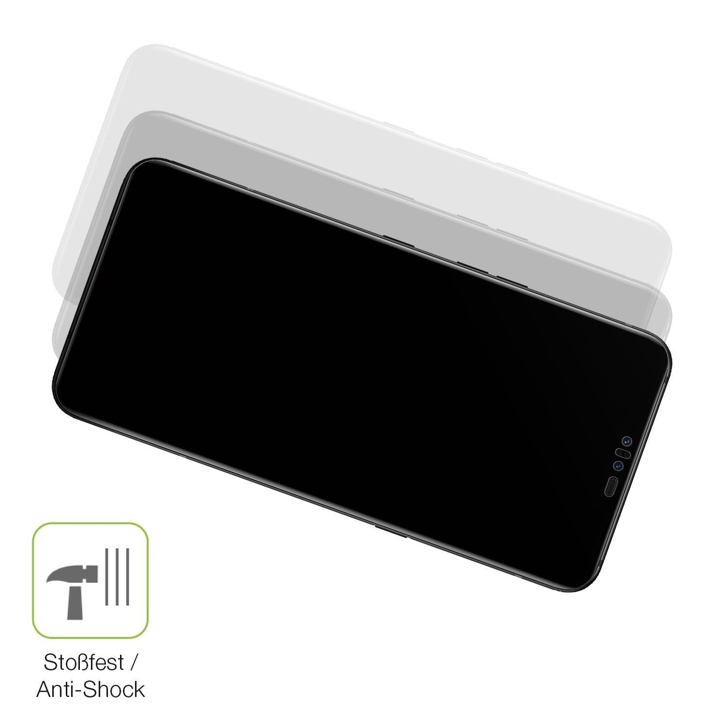 2x Full Cover Schutzfolie matt für LG V50 ThinQ (4)