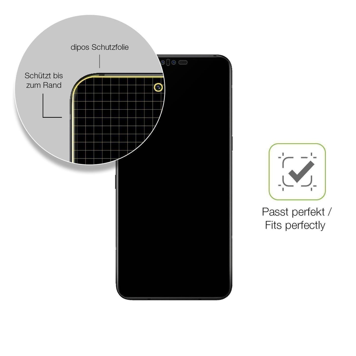 2x Full Cover Schutzfolie matt für LG V50 ThinQ (6)