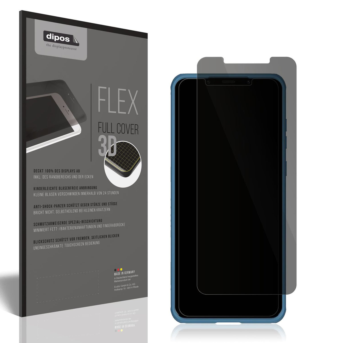 Full Cover Privacy Blickschutzfolie für Huawei Mat (1)