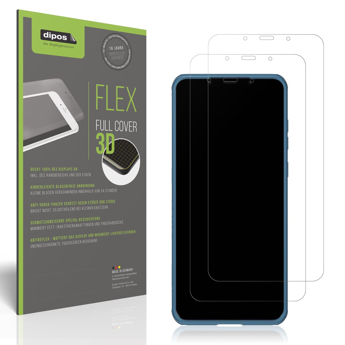 2x Full Cover Schutzfolie matt für Huawei Mate 50  (1)