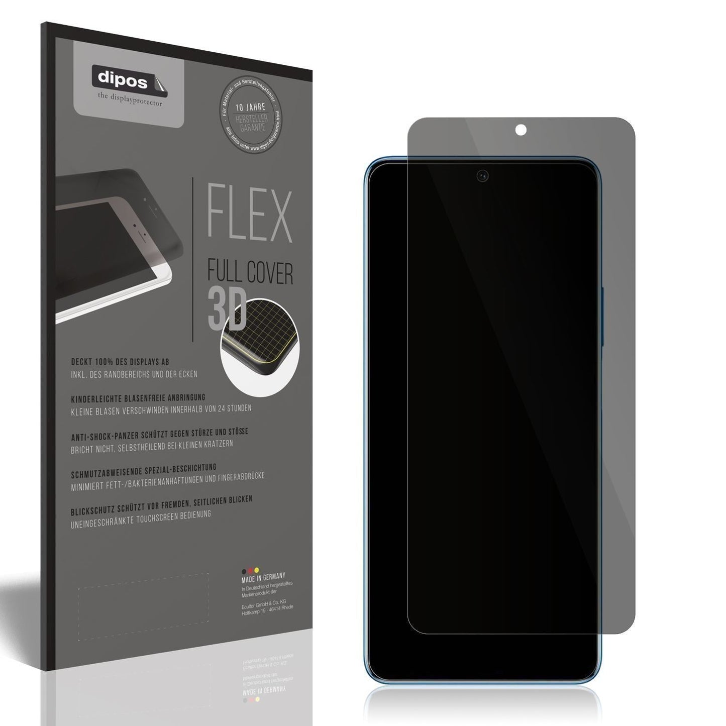 Full Cover Privacy Blickschutzfolie für Huawei Hon (1)