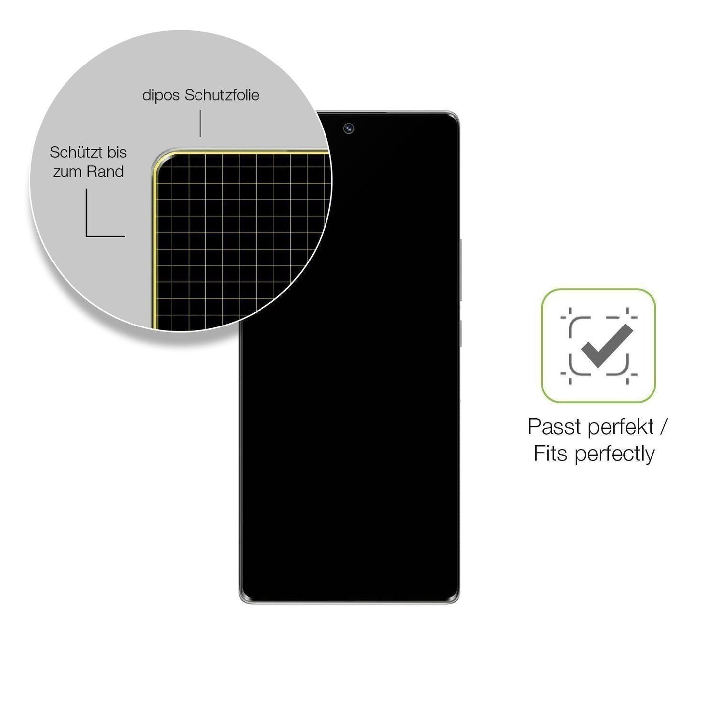 2x Full Cover Schutzfolie matt für HONOR 70 (6)