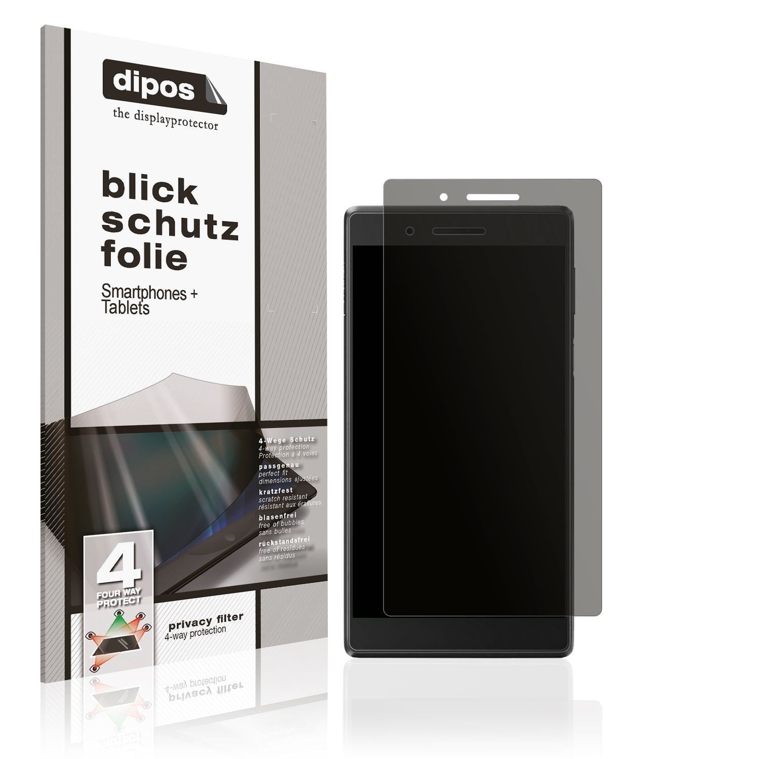 Blickschutzfolie für Lenovo Tab 4 7 TB-7504X matt  (1)