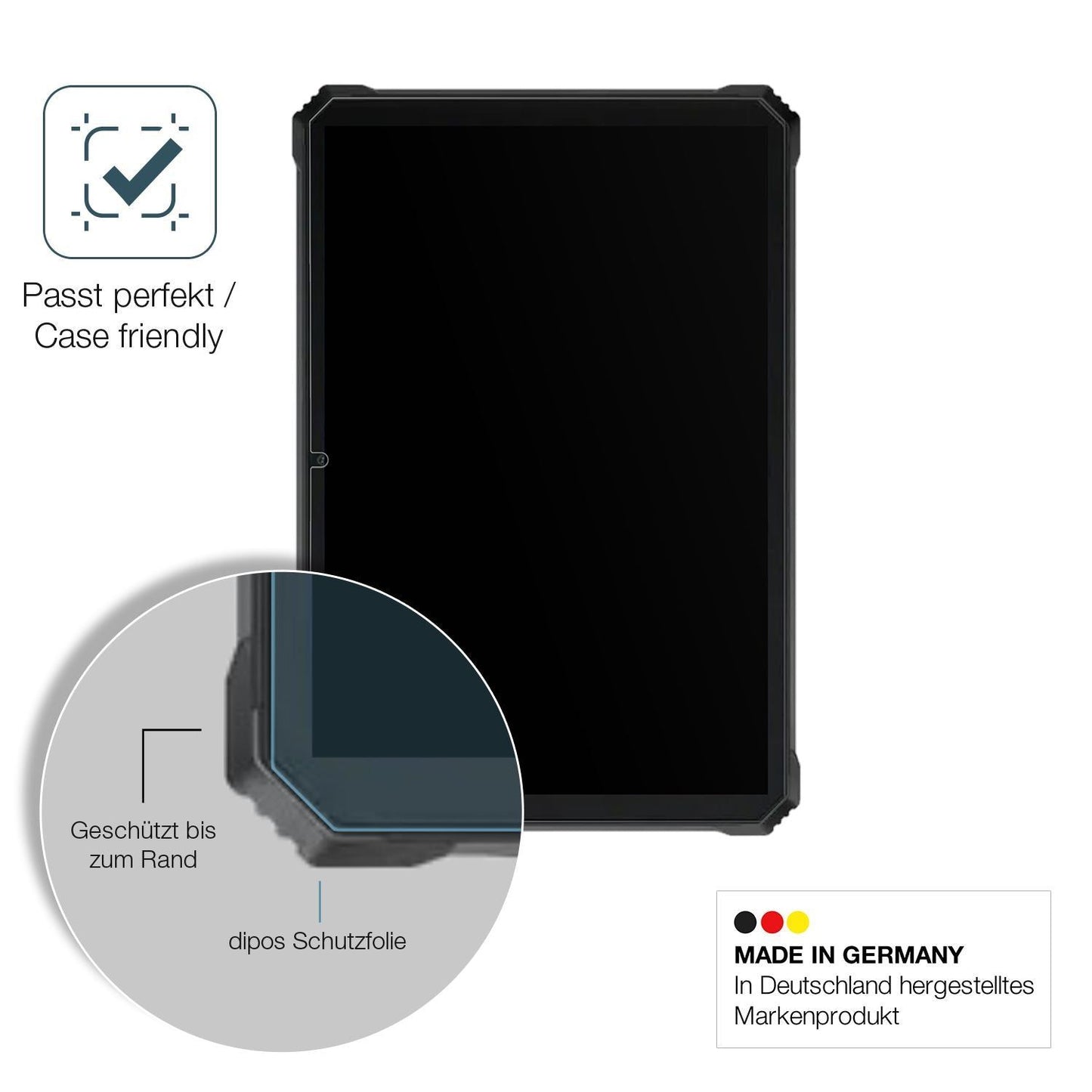 2x 9H Schutzfolie matt für Blackview Oscal Spider  (6)