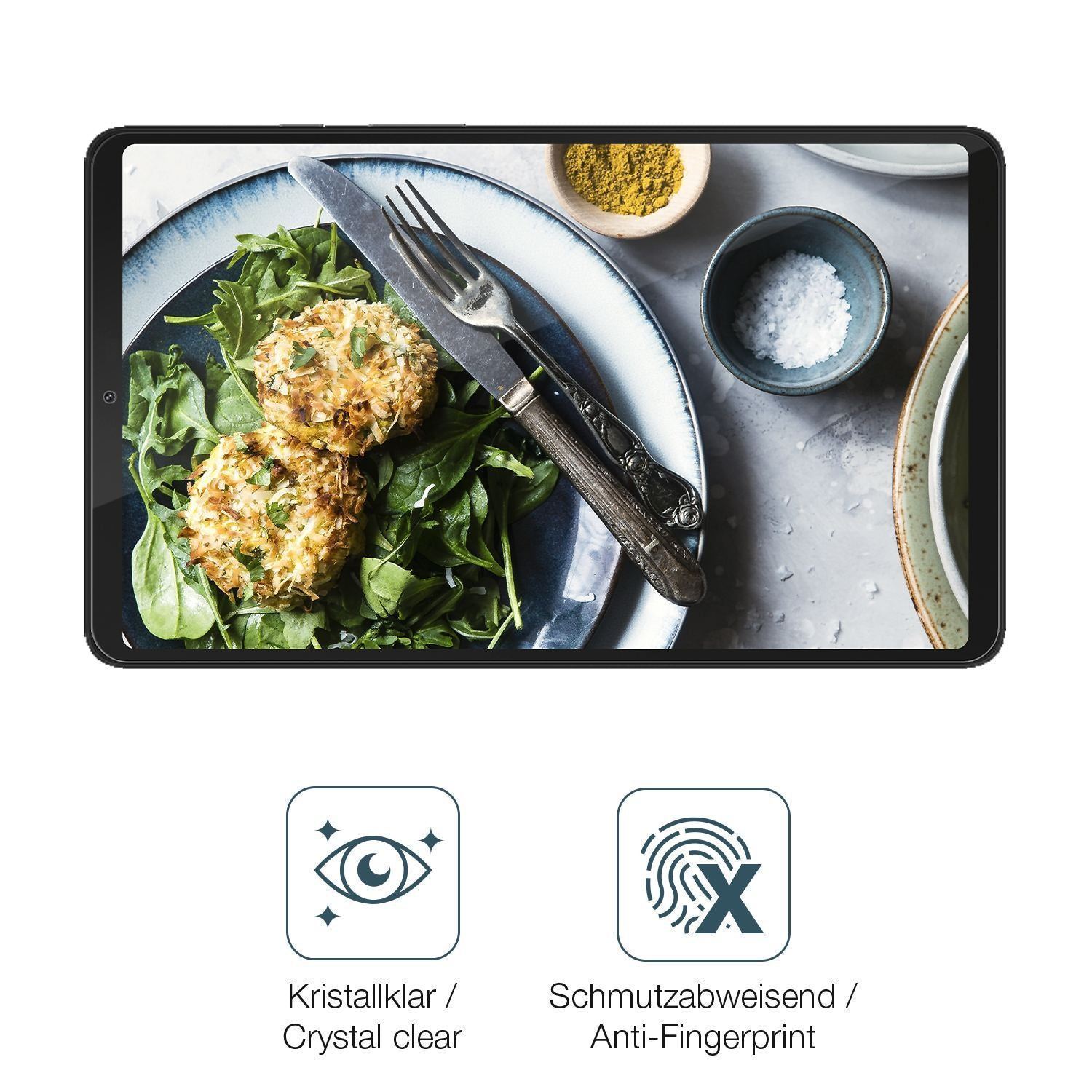 2x 9H Schutzfolie für Samsung Galaxy Tab A9 Panzer (5)