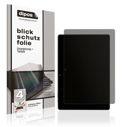 Blickschutzfolie für ZTE Blade X10 Pro matt Schutz (1)