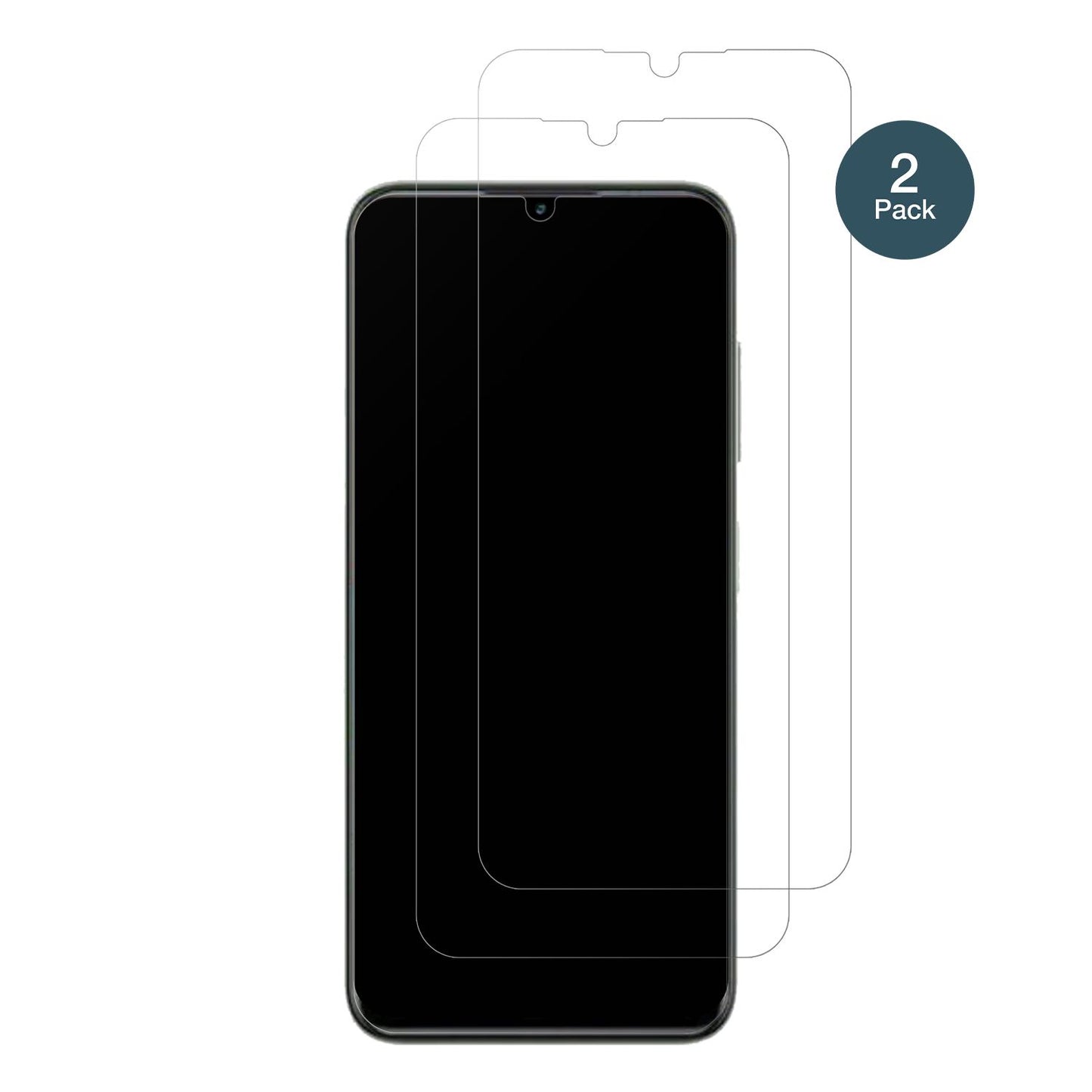 2x 9H Schutzfolie matt für ZTE Axon 50 Lite Panzer (2)