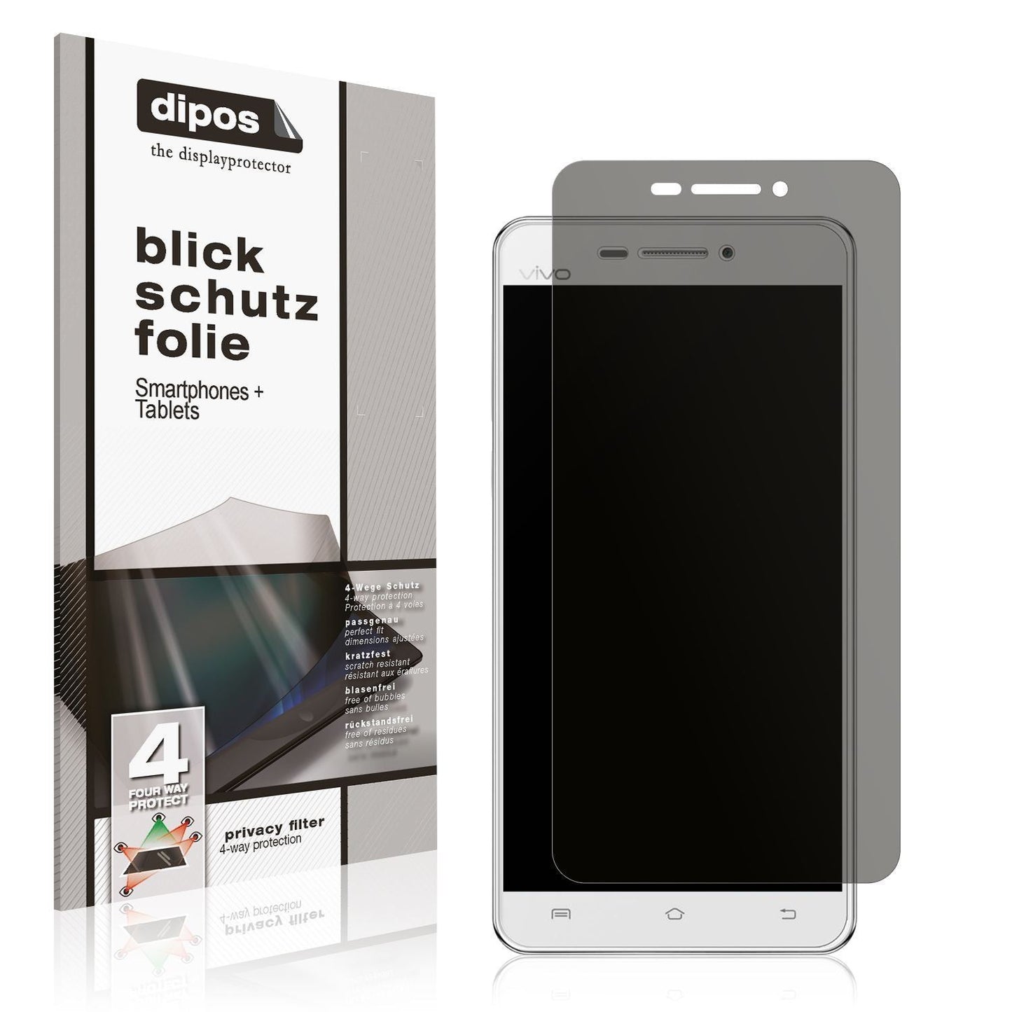 Blickschutzfolie für Vivo X3S matt Schutzfolie Pri (1)