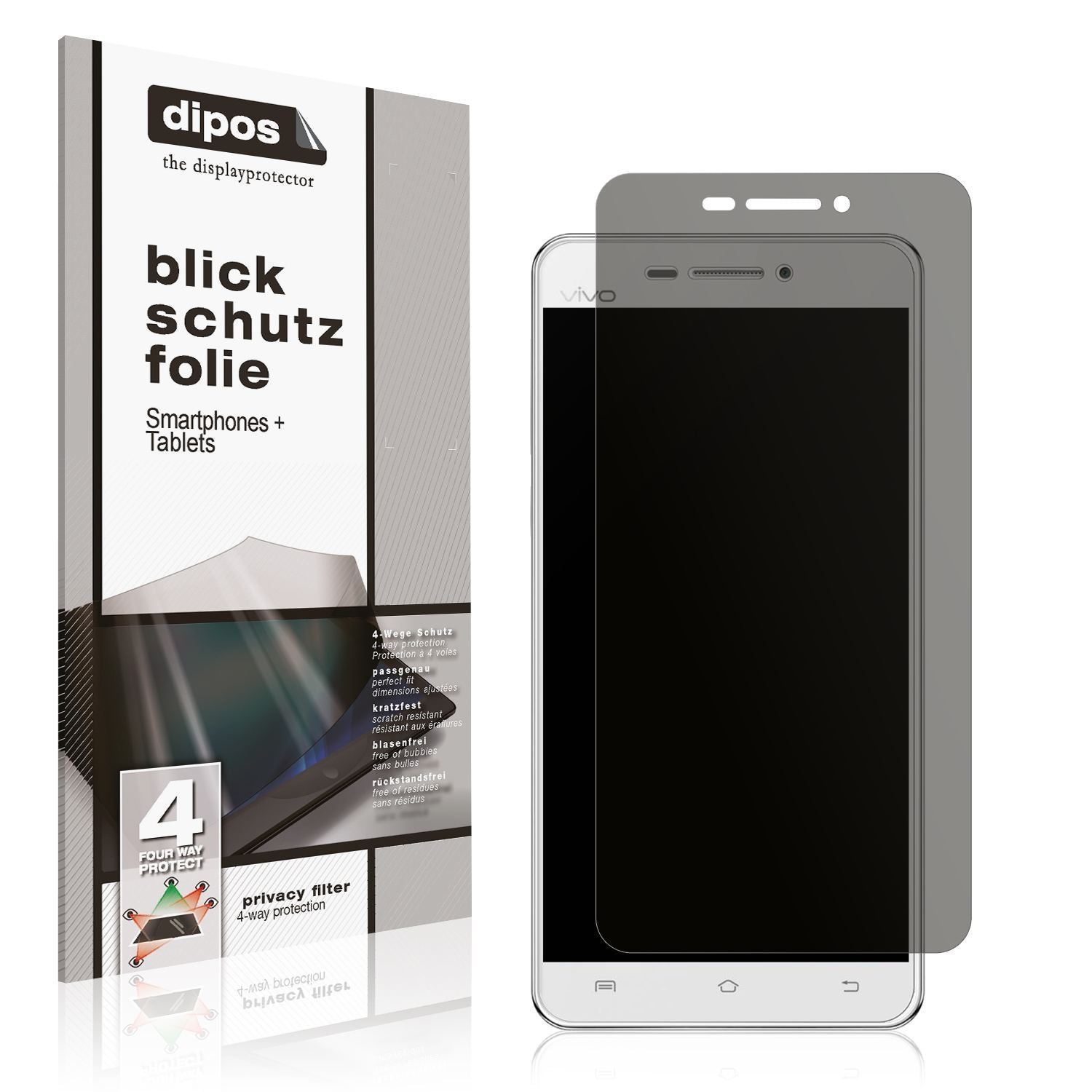 Blickschutzfolie für Vivo X3S matt Schutzfolie Pri (1)