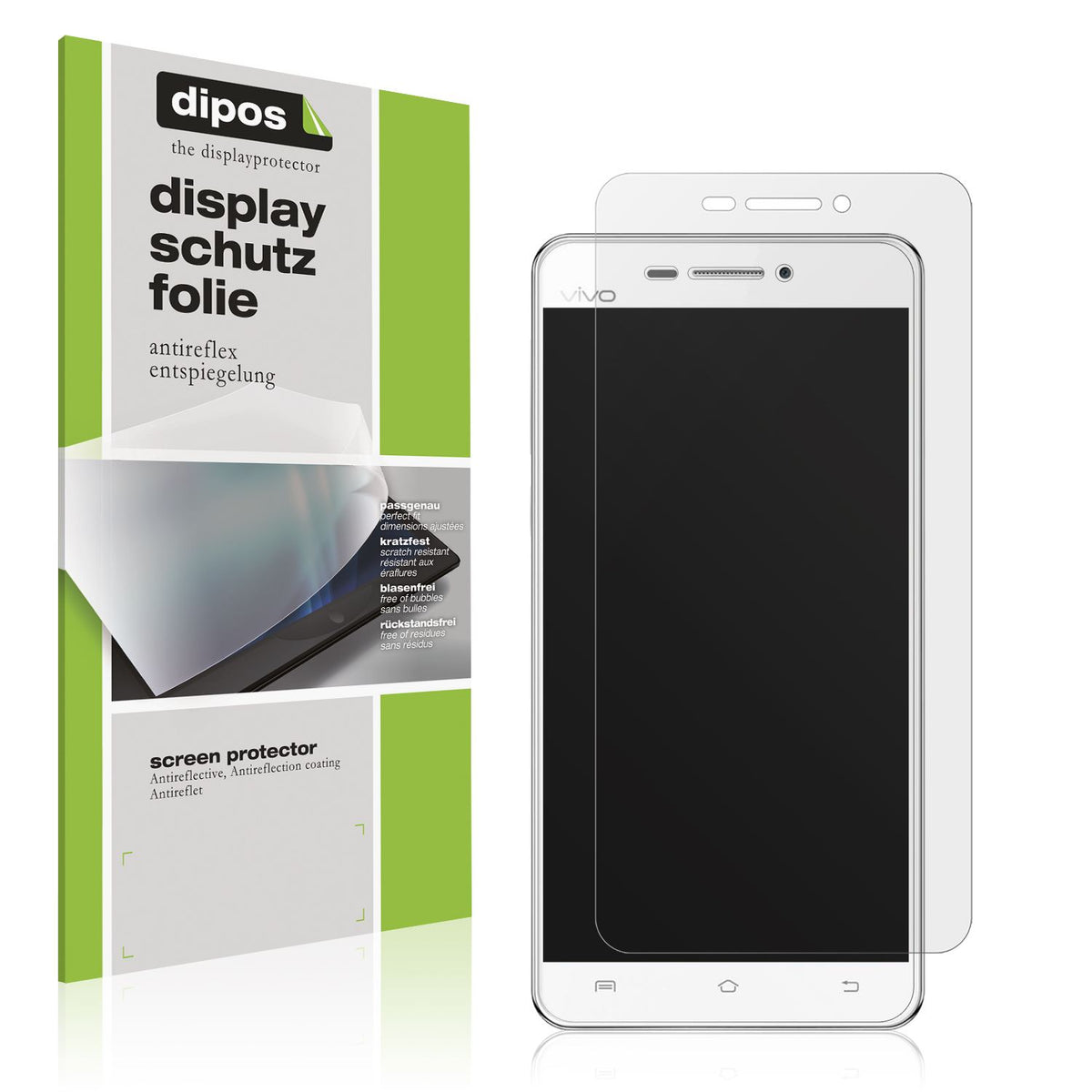4x Schutzfolie matt für Vivo X3S Display-Schutzfol (1)