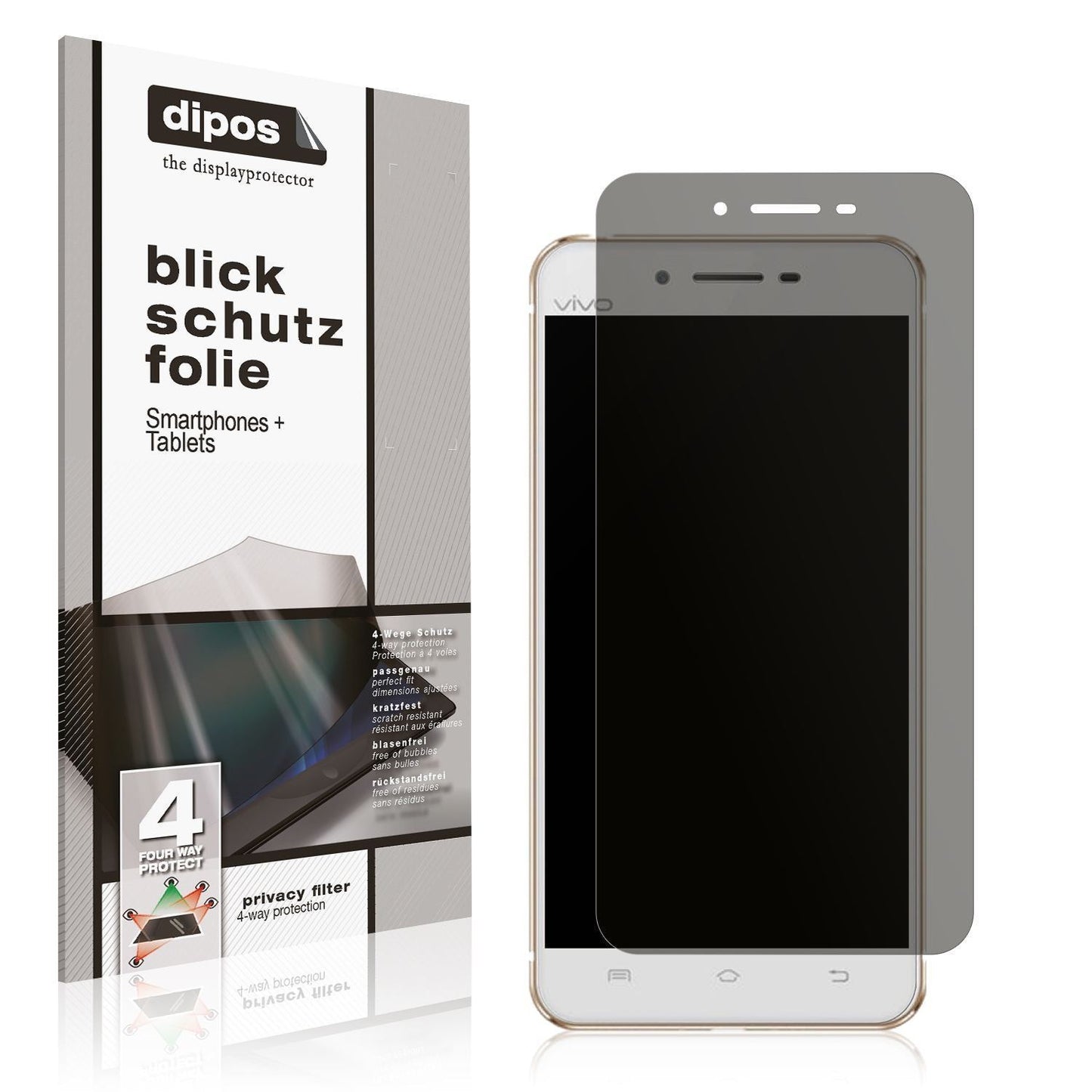Blickschutzfolie für Vivo X6A matt Schutzfolie Pri (1)