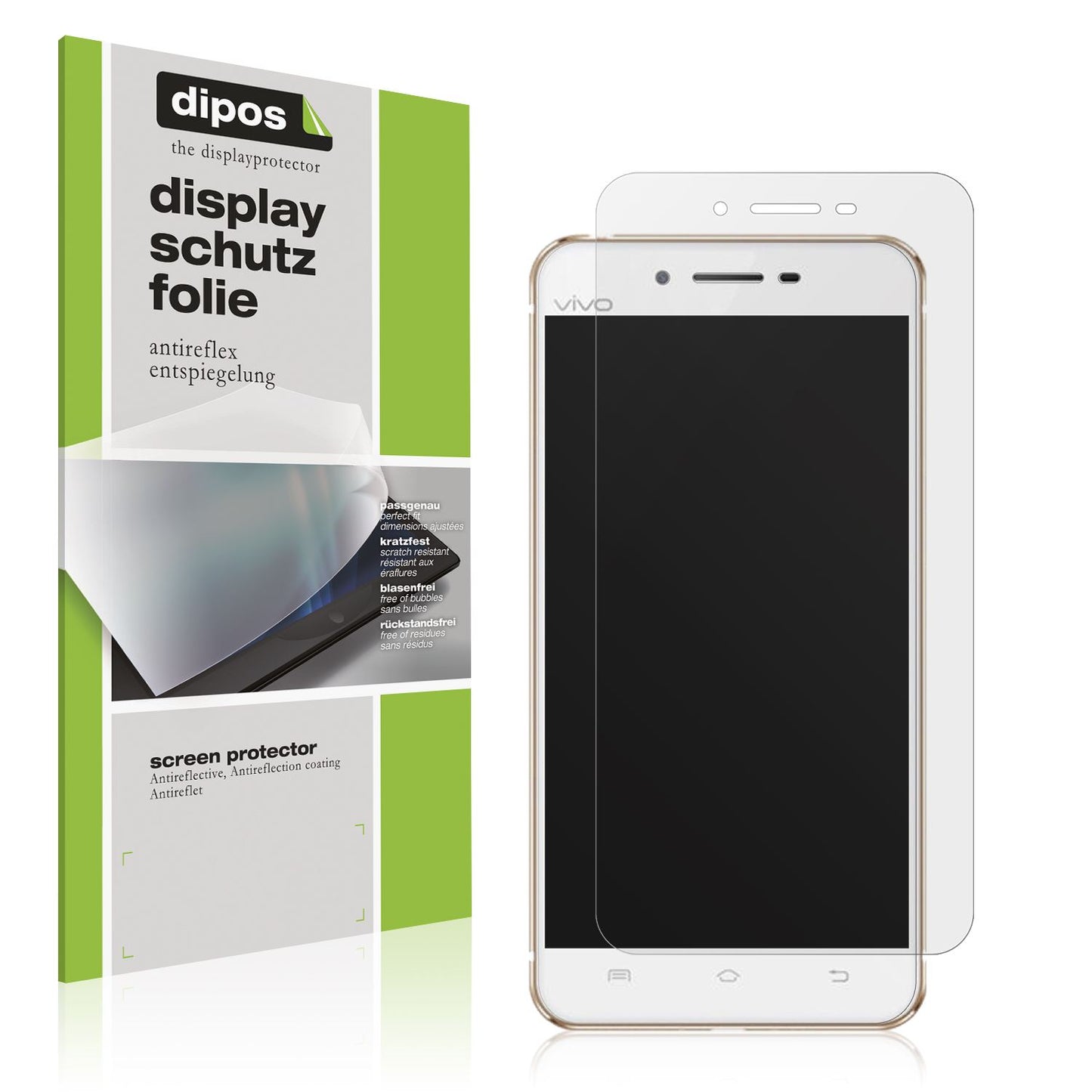 4x Schutzfolie matt für Vivo X6A Display-Schutzfol (1)